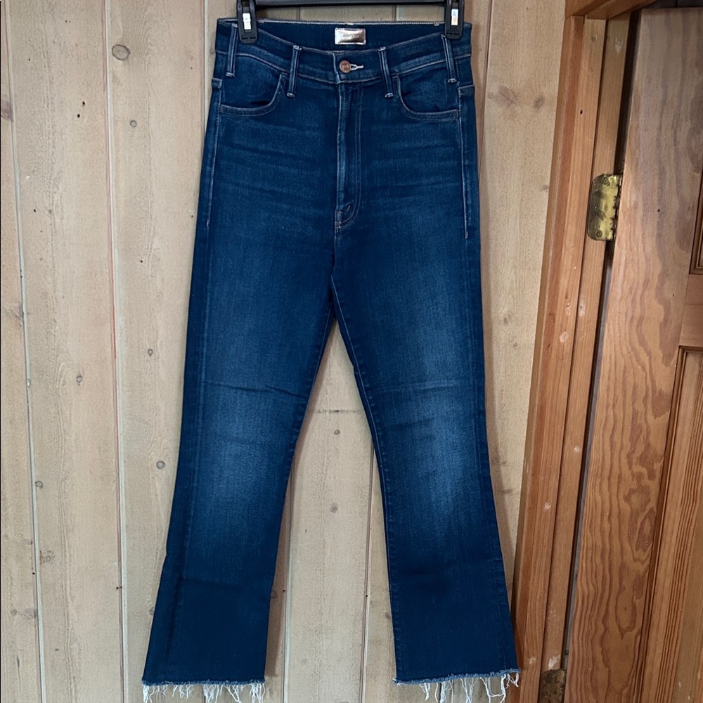 MOTHER Jeans The Hustler Ankle Fray in Home Movies size 26